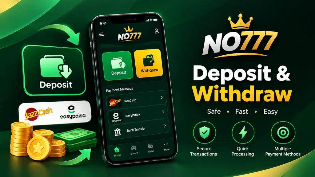 NO777 Game Depost & Withdraw